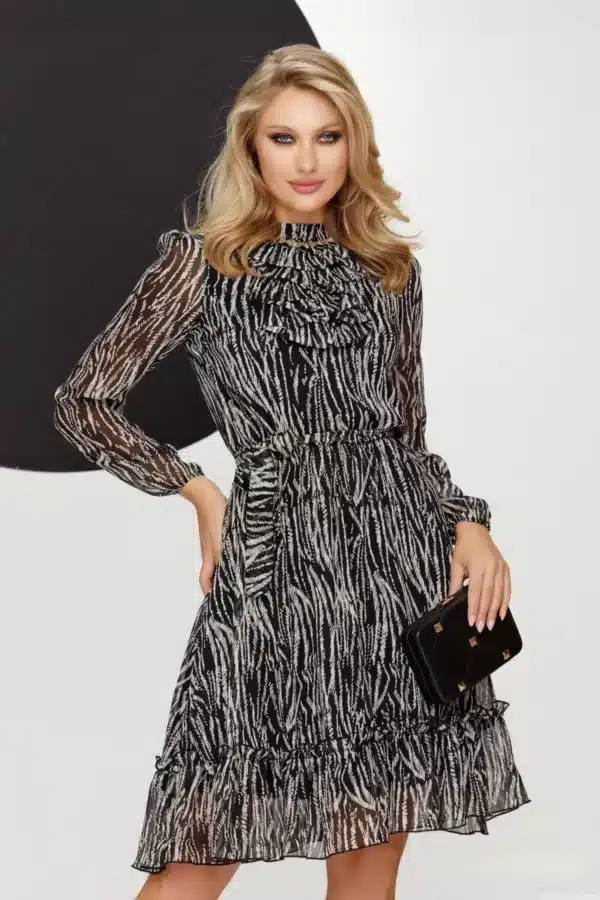 rochie de zi fofy in clos din voal 78060 webp